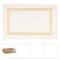 Lapaco Lapaco 9" By 13.5" Econo Greek Key Straight Edge Gold Placemat, PK1000 304-005 - alternate 1